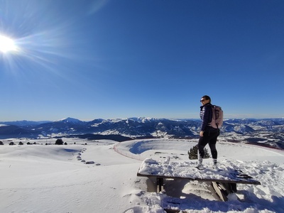 Les grands espaces enneigés