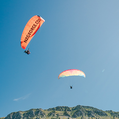 Parapente avec vue