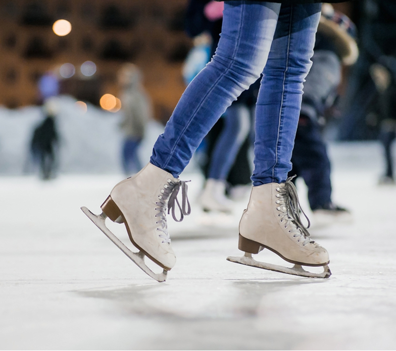 La patinoire de Montclar